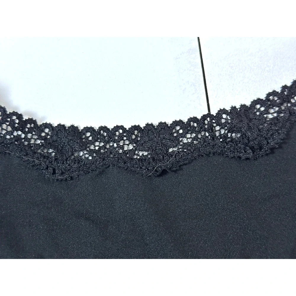 Women’s Secret‎ Treasure Sleepwear Black Stretchy Cami Top Size XL